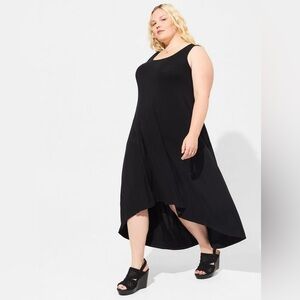 EUC Torrid size 2, high-low, a-line maxi dress